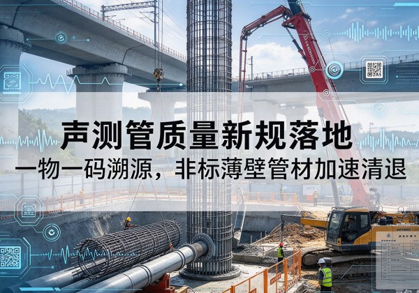 简阳声测管质量新规落地，一物一码溯源，非标薄壁管材加速清退