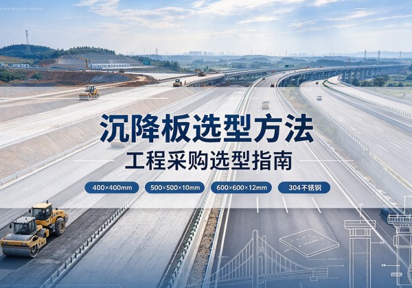 简阳沉降板选择方法